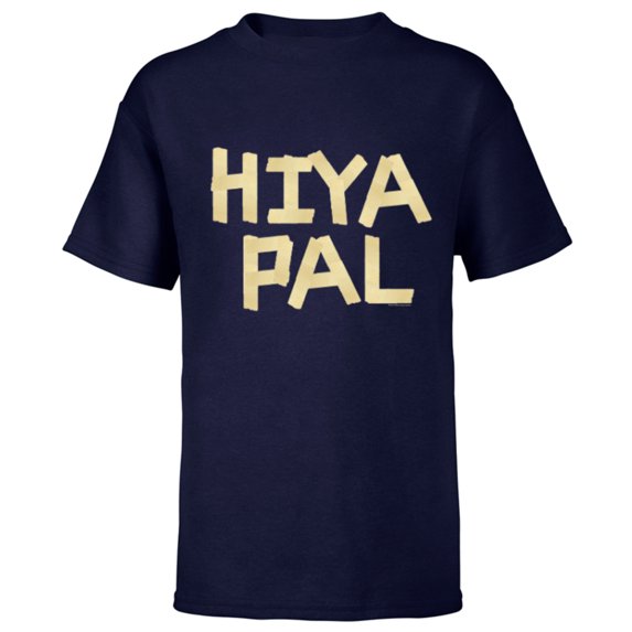 Home Alone 2 Sticky Bandits Masking Tape Quote Hiya Pal - Short Sleeve T-Shirt for Kids - Customized-Navy