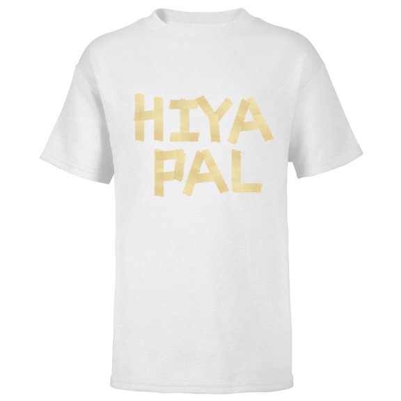 Home Alone 2 Sticky Bandits Masking Tape Quote Hiya Pal - Short Sleeve T-Shirt for Kids - Customized-White