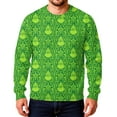 thumbnail image 1 of Home Alone Christmas Shirt Retro Christmas Sweater for Men Green L, 1 of 4