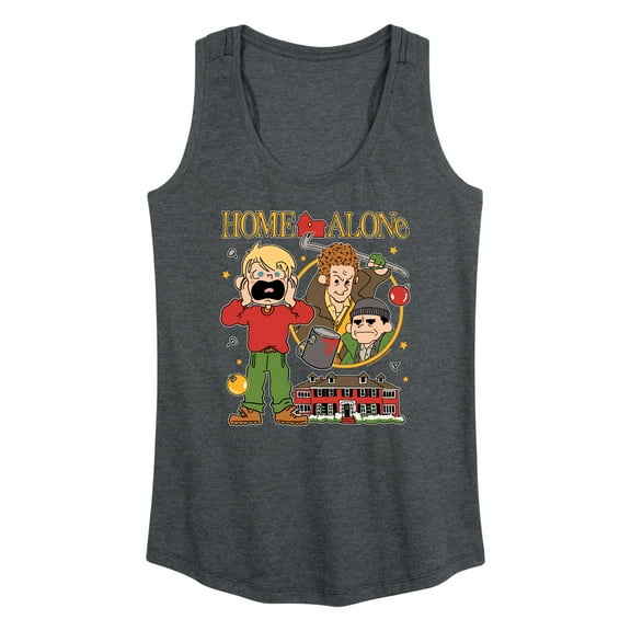 Home Alone - Collage - Women's Racerback Tank