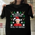 thumbnail image 1 of Home Alone Funny Christmas Style Graphic Unisex T-Shirt, Funny Retro Movie Gift G0351, Up to Size 5XL, 1 of 2