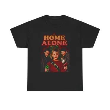 Home Alone Graphic T Shirt Apparel BRAND NEW Unisex Heavy Cotton Tee
