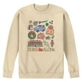 thumbnail image 1 of Home Alone - Ha Icon Grid - Men's Crew Fleece Sweatshirt, 1 of 3