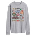 thumbnail image 1 of Home Alone - Ha Icon Grid - Men's Long Sleeve Graphic T-Shirt, 1 of 4