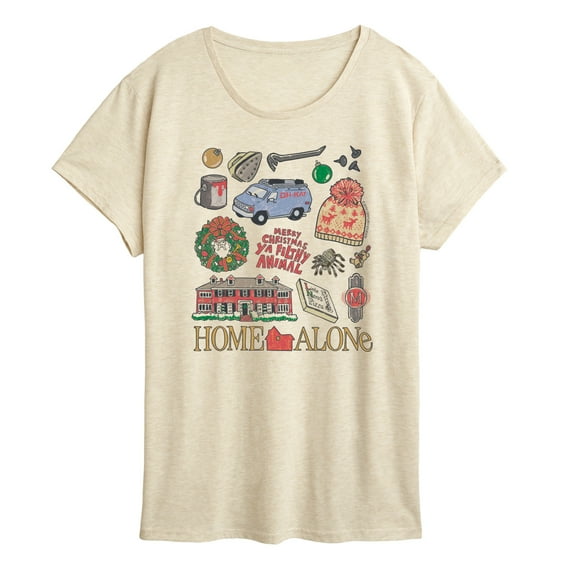 Home Alone - Ha Icon Grid - Women's Short Sleeve Graphic T-Shirt