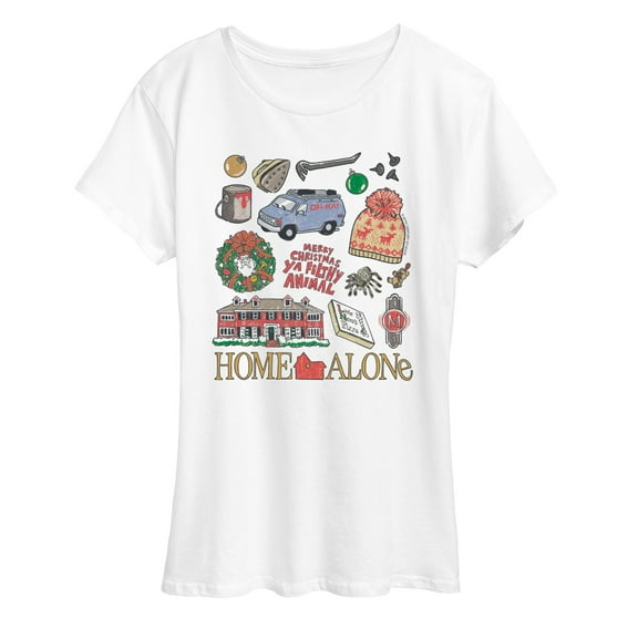 Home Alone - Ha Icon Grid - Women's Short Sleeve Graphic T-Shirt