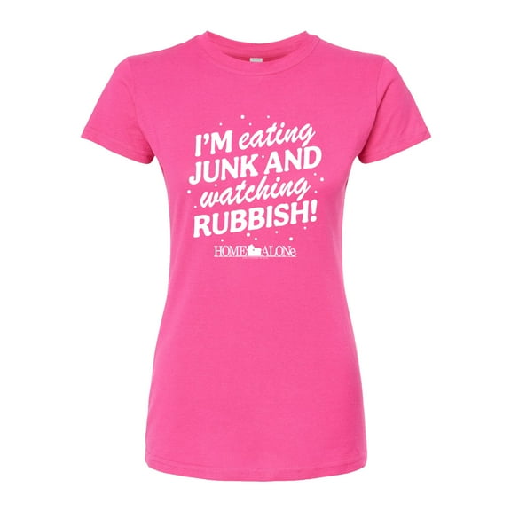 Home Alone - Junk And Rubbish - Juniors Fitted Graphic T-Shirt