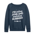thumbnail image 1 of Home Alone - Junk And Rubbish - Women's French Terry Long Sleeve Shirt, 1 of 4