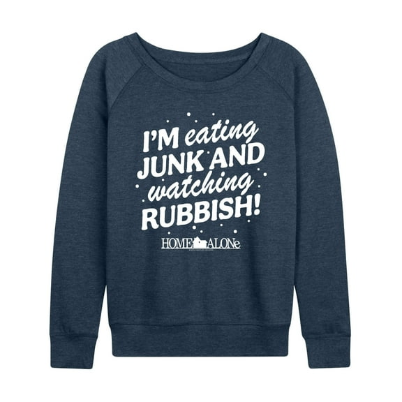 Home Alone - Junk And Rubbish - Women's French Terry Long Sleeve Shirt
