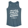 thumbnail image 1 of Home Alone - Junk And Rubbish - Women's Racerback Tank, 1 of 4