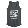 thumbnail image 1 of Home Alone - Junk And Rubbish - Women's Racerback Tank, 1 of 4