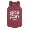 thumbnail image 1 of Home Alone - Junk And Rubbish - Women's Racerback Tank, 1 of 4