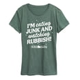 thumbnail image 1 of Home Alone - Junk And Rubbish - Women's Short Sleeve Graphic T-Shirt, 1 of 4