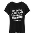 thumbnail image 1 of Home Alone - Junk And Rubbish - Women's Short Sleeve Graphic T-Shirt, 1 of 4