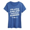thumbnail image 1 of Home Alone - Junk And Rubbish - Women's Short Sleeve Graphic T-Shirt, 1 of 4