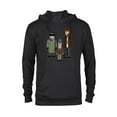 thumbnail image 1 of Home Alone Kevin and the Wet Bandits Cross-Stitch Pattern - Pullover Hoodie for Adults - Customized-Black, 1 of 5