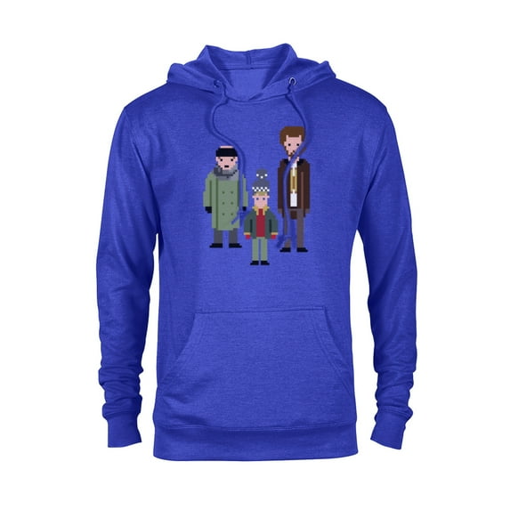 Home Alone Kevin and the Wet Bandits Cross-Stitch Pattern - Pullover Hoodie for Adults - Customized-Royal