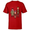 thumbnail image 1 of Home Alone Kevin and the Wet Bandits Cross-Stitch Pattern - Short Sleeve T-Shirt for Kids - Customized-Red, 1 of 5