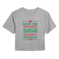 thumbnail image 1 of Home Alone - Mac Cheese Amen - Juniors Cropped Short Sleeve Graphic T-Shirt, 1 of 4