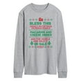 thumbnail image 1 of Home Alone - Mac Cheese Amen - Men's Long Sleeve Graphic T-Shirt, 1 of 4