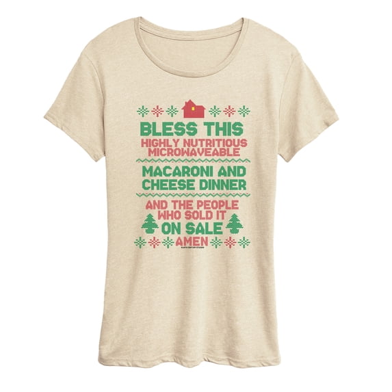 Home Alone - Mac Cheese Amen - Women's Short Sleeve Graphic T-Shirt