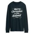 thumbnail image 1 of Home Alone - Merry Christmas Filthy Animal - Men's Long Sleeve Graphic T-Shirt, 1 of 4