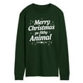 thumbnail image 1 of Home Alone - Merry Christmas Filthy Animal - Men's Long Sleeve Graphic T-Shirt, 1 of 3