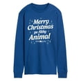 thumbnail image 1 of Home Alone - Merry Christmas Filthy Animal - Men's Long Sleeve Graphic T-Shirt, 1 of 4