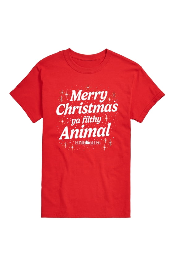 - Merry Christmas Filthy Animal - Men's Short Sleeve Graphic T-Shirt