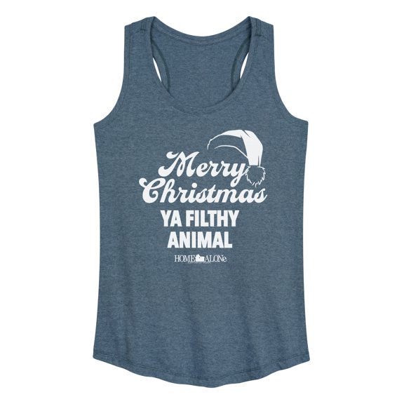 Home Alone - Merry Christmas Ya Filthy Animal - Women's Racerback Graphic Tank