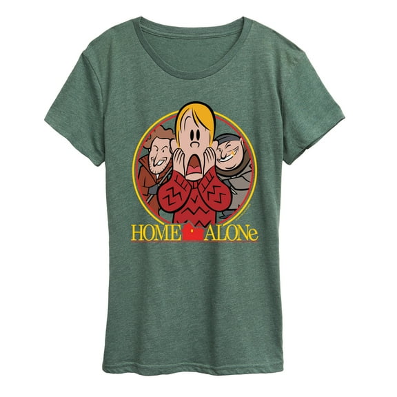 Home Alone - Movie Poster - Women's Short Sleeve Graphic T-Shirt