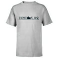 thumbnail image 1 of Home Alone Official Movie Logo - Short Sleeve T-Shirt for Kids - Customized-Athletic Heather, 1 of 5