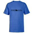 thumbnail image 1 of Home Alone Official Movie Logo - Short Sleeve T-Shirt for Kids - Customized-Royal, 1 of 5