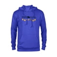 thumbnail image 1 of Home Alone Official Movie Logo with Booby Trap Icons - Pullover Hoodie for Adults - Customized-Royal, 1 of 5