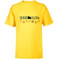 thumbnail image 1 of Home Alone Official Movie Logo with Booby Trap Icons - Short Sleeve T-Shirt for Kids - Customized-Yellow, 1 of 5