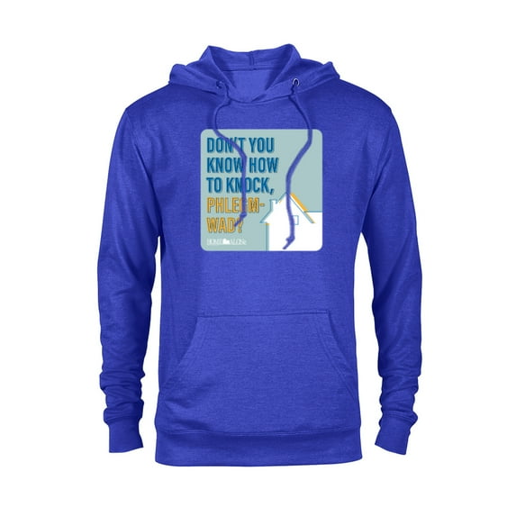 Home Alone Quote “Don’t You Know How to Knock, Phlegm-Wad?” - Pullover Hoodie for Adults - Customized-Navy