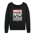 thumbnail image 1 of Home Alone - Wanted Wet Bandits - Women's French Terry Long Sleeve Shirt, 1 of 4