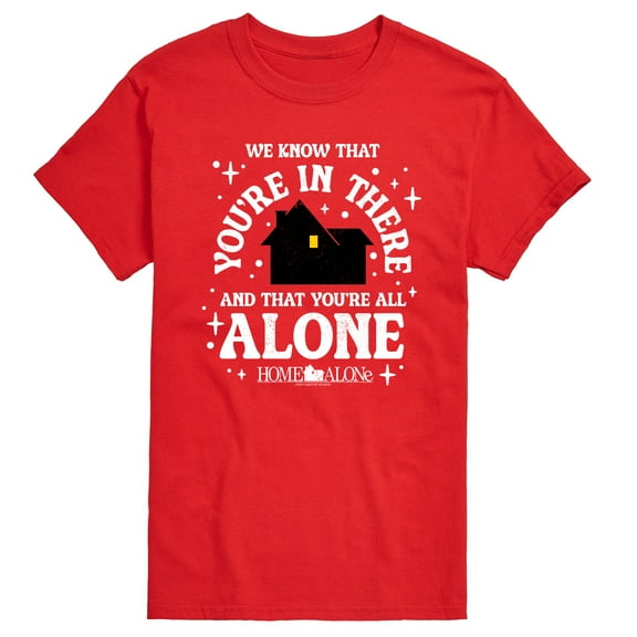 Home Alone - We Know Youre In There - Men's Short Sleeve Graphic T-Shirt