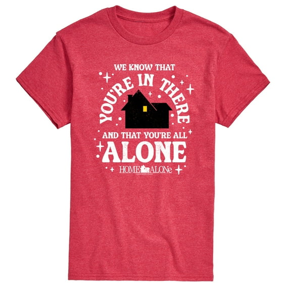Home Alone - We Know Youre In There - Men's Short Sleeve Graphic T-Shirt