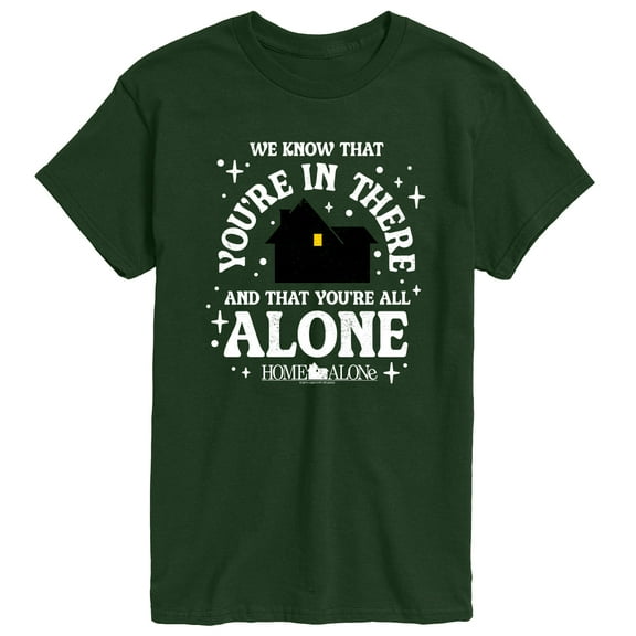 Home Alone - We Know Youre In There - Men's Short Sleeve Graphic T-Shirt