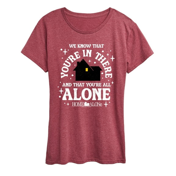 Home Alone - We Know Youre In There - Women's Short Sleeve Graphic T-Shirt