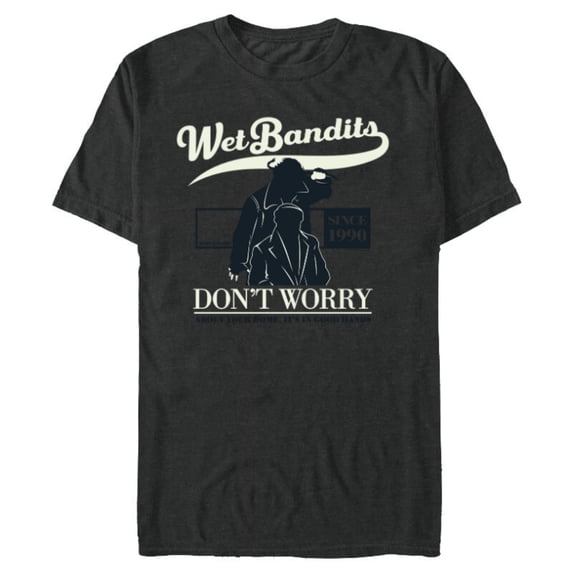Home Alone Wet Bandits Don’t Worry It’s in Good Hands Quote - Short Sleeve Blended T-Shirt for Adults - Customized-Dark Heather