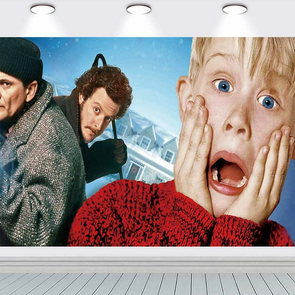 Home Alone school Taspestry Wall Decor Birthday Banner Backdrop Background Party Supplies Poster Fans