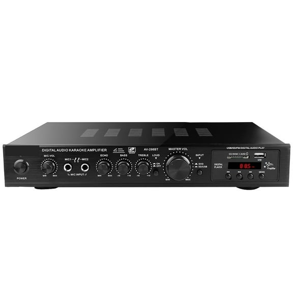 Home Amplifier Digital Auto AV HiFi Class Power Amplifiers Stereo Sound FM Radio Player Processor ,Compact Circuitry