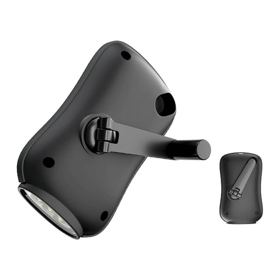 Tahtuvzn School Home Appliances Crank Flashlight, Emergency Rechargeable LED Portable Camping Light, Self Powered Flashlight for Outdoor Mountaineering Backpack Hiking