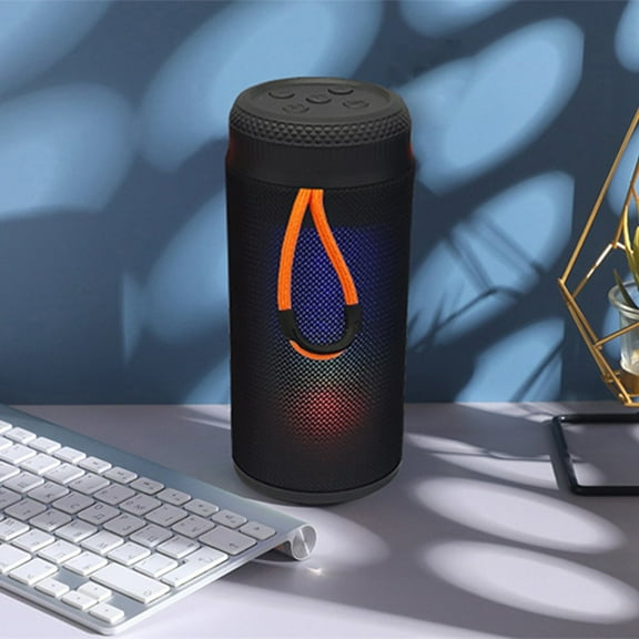 Home Appliances ZKCCNUK Gadgets, Speaker 360° HD Surround Sound W/Bass, Frequency Response 60Hz-15KHz, 5H Battery Portable Speaker W/Bluetooth, Outdoor Blue Tooth Speaker Up to 30% off Clearance