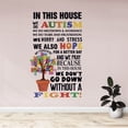 thumbnail image 1 of Home Art Creat A Motivational Message Fighting Autism Vinyl Wall Decal - 20" x 33" Removable Bedroom Living Room Colorful Jigsaw Puzzle Tree Decor Art Adhesive Sticker Decoration - Multicolor, 1 of 5
