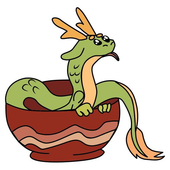 Home Art Removable Vinyl Décor Green Water Dragon Legendary Creature Design 22" x 28" Easy To Apply Living Room Wall Decal Sticker - Kids Bedroom Multicolored Serpentine Monster Wall Decoration