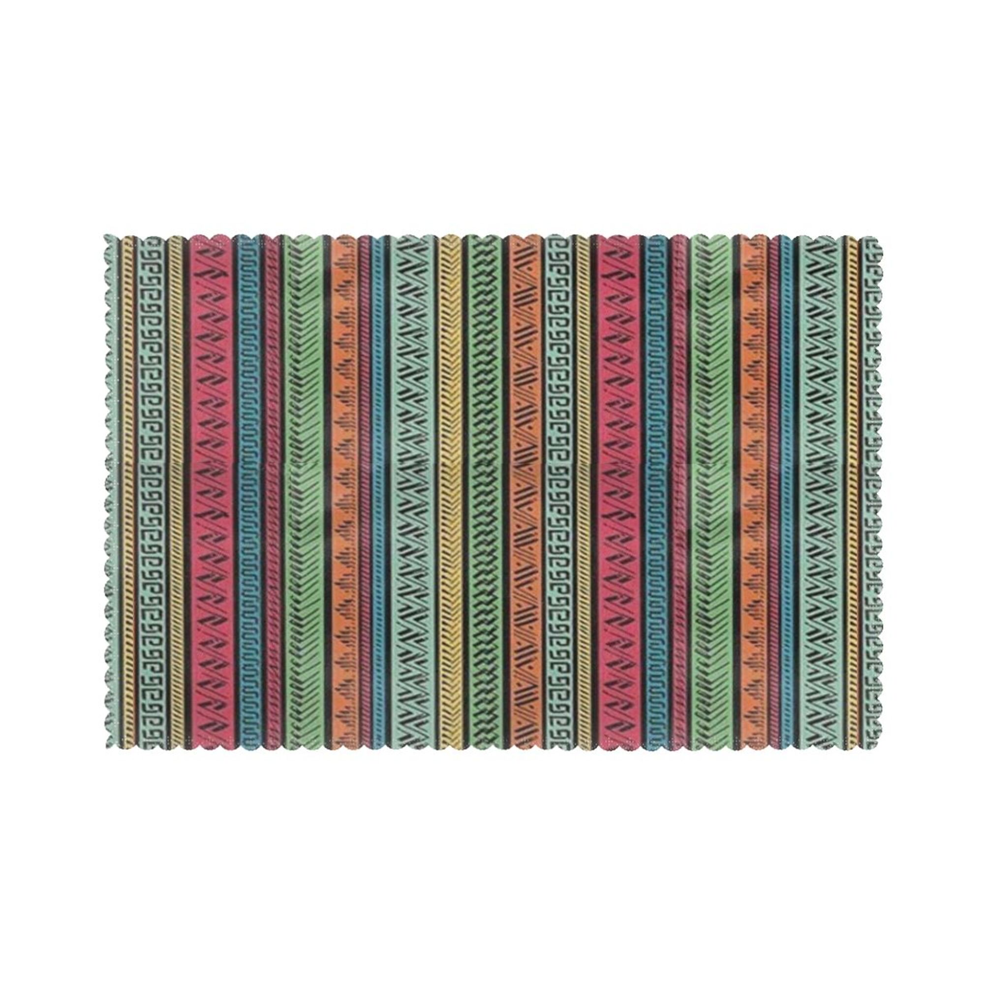 Home Artistic Hand Drawn Vertical Borders Colorful Native Ethnic