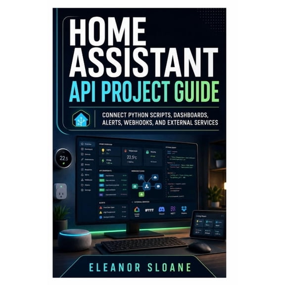 Home Assistant API Project Guide: Connect Python Scripts, Dashboards, Alerts, Webhooks, and External Services, (Paperback)